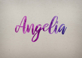 Angelia Watercolor Name DP