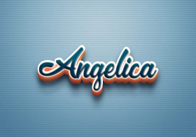 Cursive Name DP: Angelica