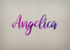 Angelica Watercolor Name DP