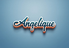 Cursive Name DP: Angelique