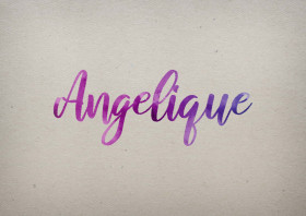 Angelique Watercolor Name DP