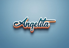 Cursive Name DP: Angelita