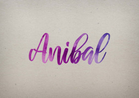 Anibal Watercolor Name DP