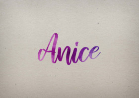 Anice Watercolor Name DP