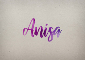 Anisa Watercolor Name DP