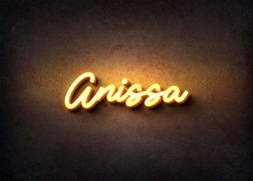 Glow Name Profile Picture for Anissa