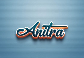 Cursive Name DP: Anitra