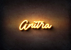 Glow Name Profile Picture for Anitra
