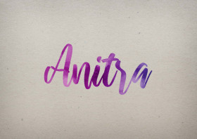 Anitra Watercolor Name DP