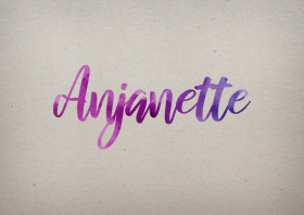 Anjanette Watercolor Name DP