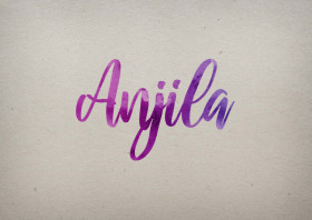 Anjila Watercolor Name DP