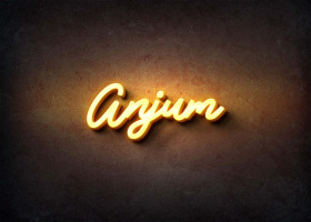 Glow Name Profile Picture for Anjum