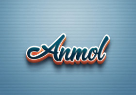 Cursive Name DP: Anmol