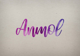 Anmol Watercolor Name DP