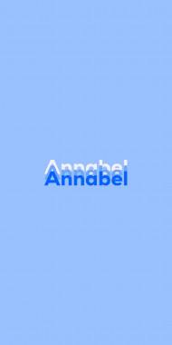 Name DP: Annabel