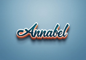 Cursive Name DP: Annabel