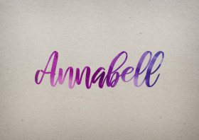Annabell Watercolor Name DP