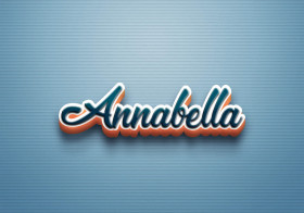 Cursive Name DP: Annabella
