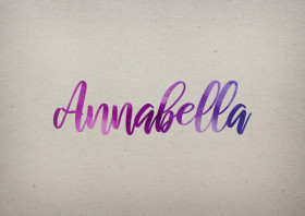 Annabella Watercolor Name DP