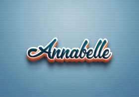 Cursive Name DP: Annabelle