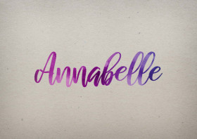Annabelle Watercolor Name DP