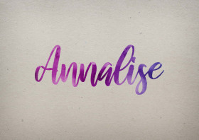 Annalise Watercolor Name DP