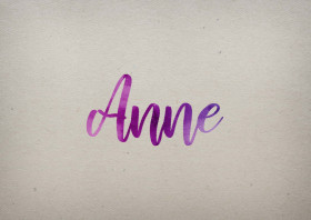 Anne Watercolor Name DP