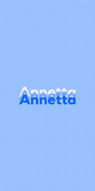 Name DP: Annetta