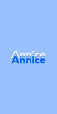 Name DP: Annice