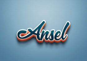 Cursive Name DP: Ansel