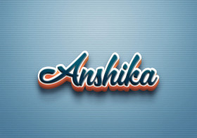 Cursive Name DP: Anshika