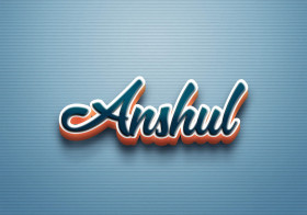 Cursive Name DP: Anshul