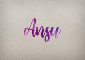 Ansu Watercolor Name DP