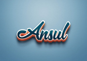 Cursive Name DP: Ansul