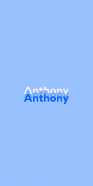 Name DP: Anthony