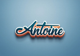 Cursive Name DP: Antoine