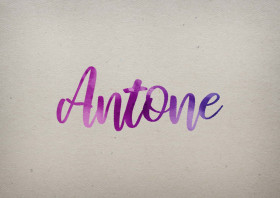 Antone Watercolor Name DP