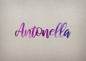 Antonella Watercolor Name DP