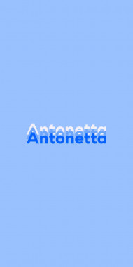 Name DP: Antonetta