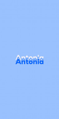 Name DP: Antonia