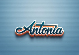 Cursive Name DP: Antonia