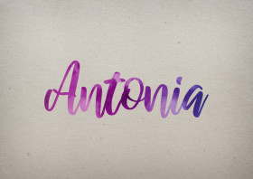 Antonia Watercolor Name DP