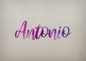 Antonio Watercolor Name DP