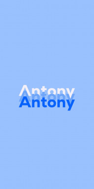 Name DP: Antony
