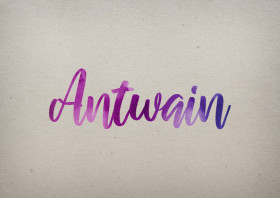 Antwain Watercolor Name DP