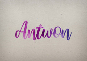 Antwon Watercolor Name DP