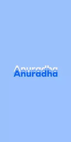 Name DP: Anuradha