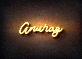Glow Name Profile Picture for Anurag