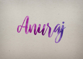 Anuraj Watercolor Name DP