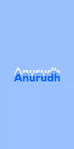 Name DP: Anurudh